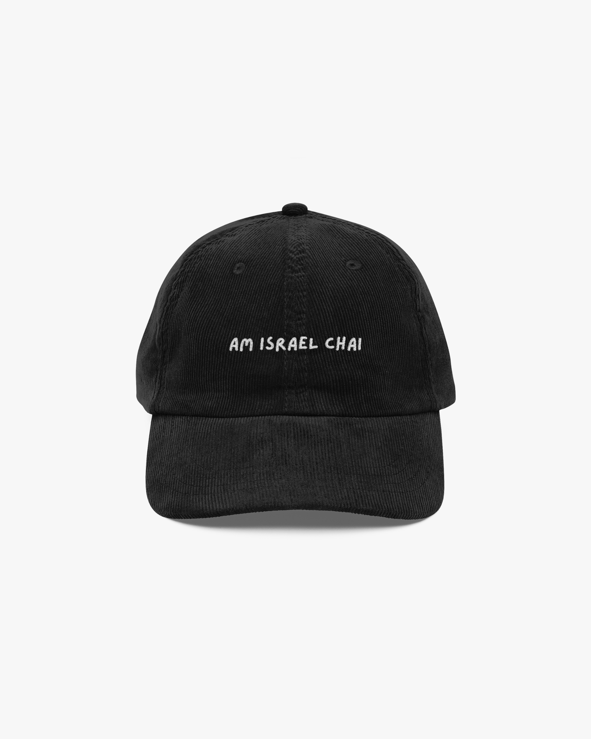 Am Israel Chai Corduroy Cap