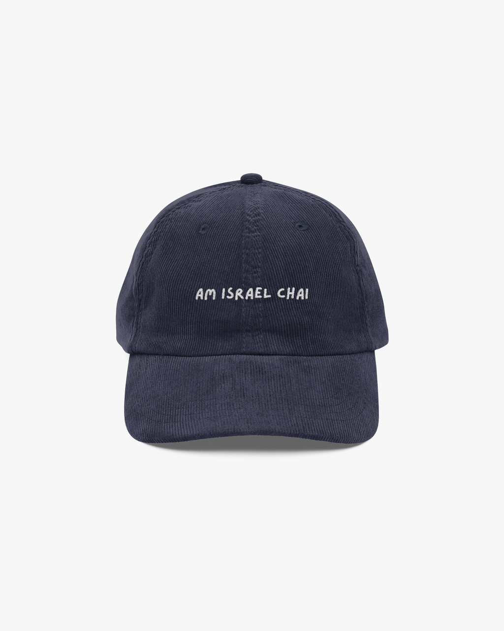 Am Israel Chai Corduroy Cap