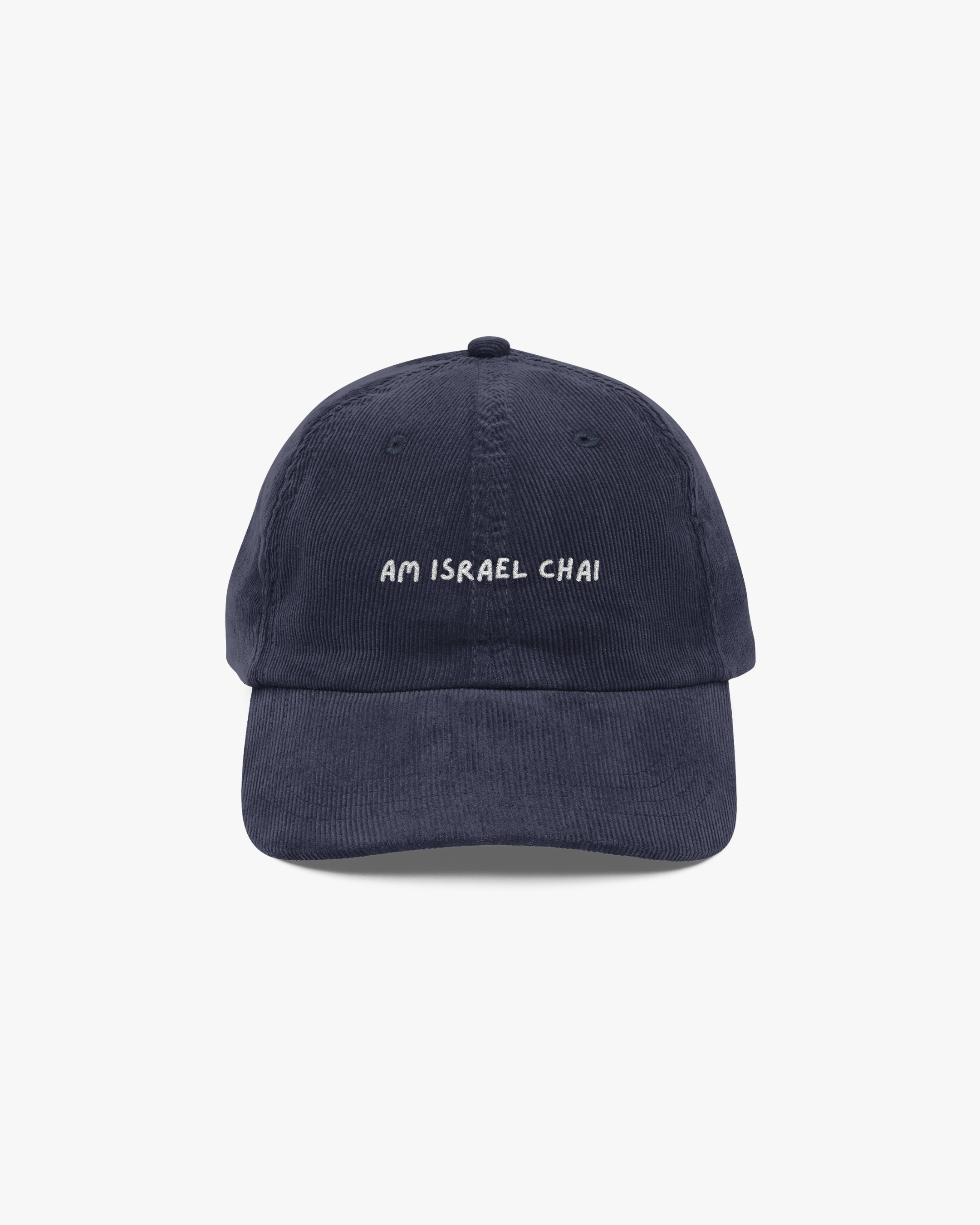 Am Israel Chai Corduroy Cap