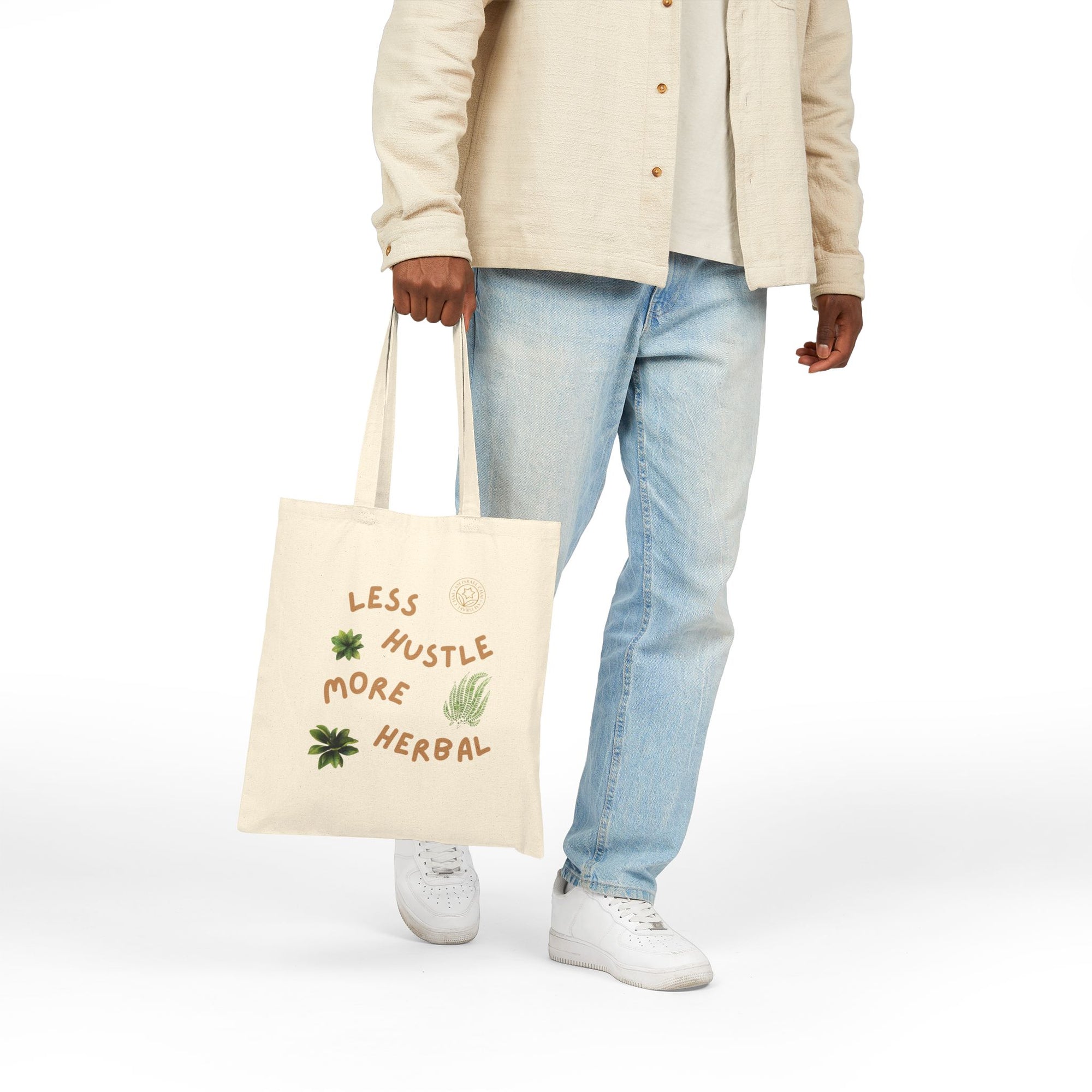 Less Hustle More Herbal Tote